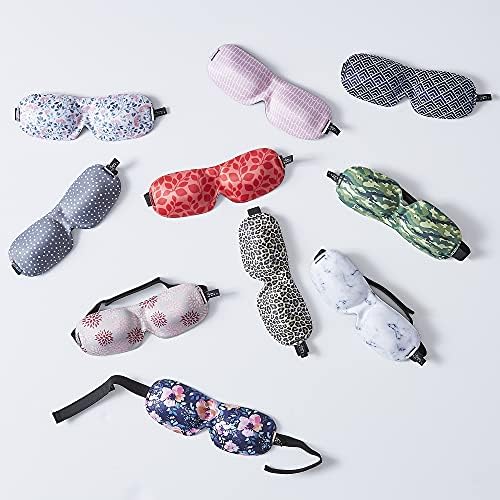 Bucky 40 Blinks No Pressure Printed Eye Mask for Travel & Sleep, Leopard, One Size (Pack of 2) - Image 7