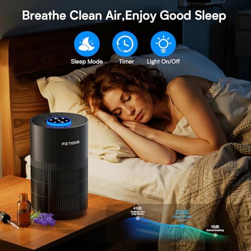 Air Purifiers for Bedroom Home up to 1200Ft²,Small Air Purifier for Home - Image 4