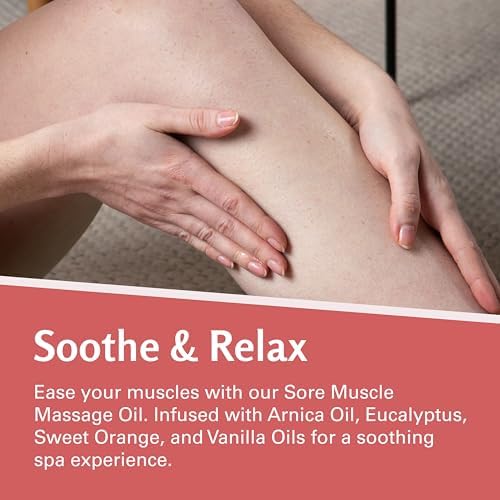 Arnica Massage Oil for Sore Muscles with Collagen, Stem Cells 8 fl oz by M3 - Image 5