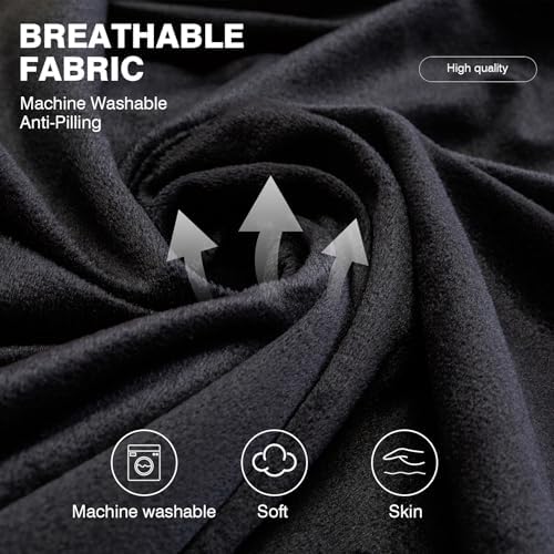MoyRetty Curved Lash Bed Foam Topper (23''*70'), High Density Foam Massage Cushion with Removable Beauty Salon Bed Cover (Black) - Image 3
