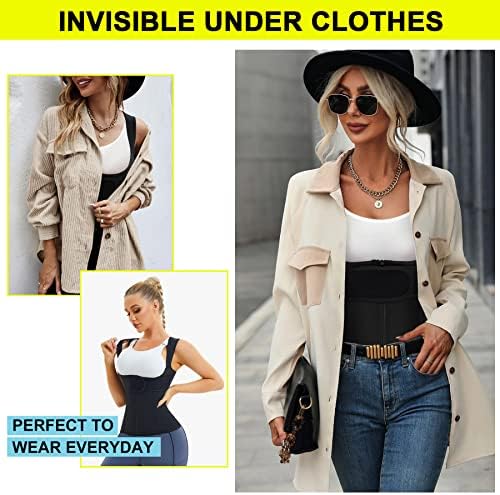 URSEXYLY Back Brace For Women Waist Trainer Adjustable Posture Corrector - Image 2