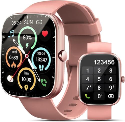 Smart Watch for Women Men(Answer/Make Call), 2026 New 1.91" HD SmartWatch, Fitness Watch with 120+ Sport Modes, IP68 Waterproof, Pedometer, Heart Rate/Sleep Monitor, Activity Tracker for Android iOS by Matast