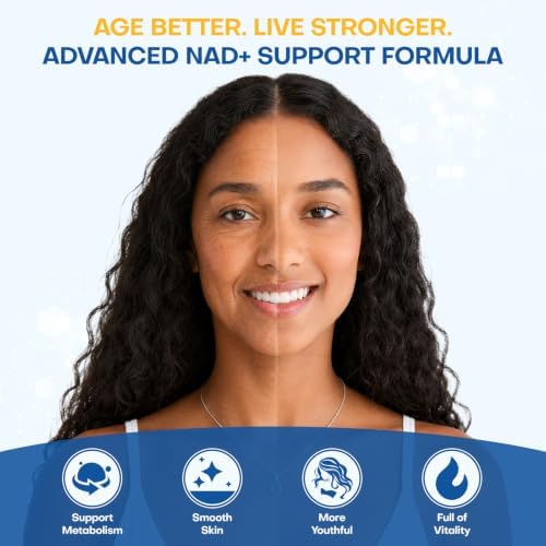 NAD+ Supplement with Nicotinamide Riboside 500mg & Trans-Resveratrol 100mg– NR Supplement for Cellular Energy & Healthy Aging Support for Men & Women - Image 4