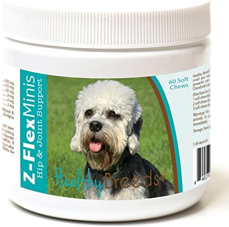 Healthy Breeds Dandie Dinmont Terrier Z-Flex Minis Hip and Joint Support Soft Chews 60 Count by HealthyBreeds