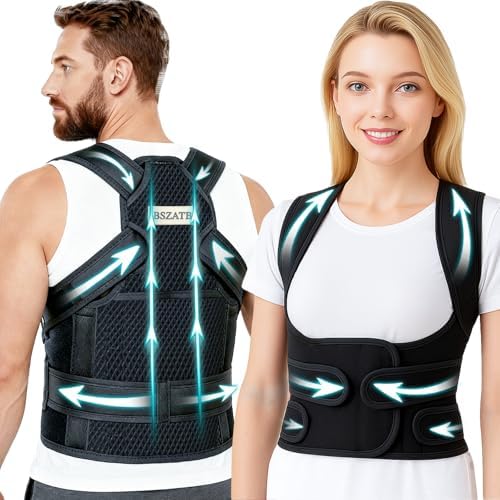 Posture Corrector for Women and Men Back Pain Relief,Full Back Brace Support for Office Desk Workers, Posture Brace for Upper and Lower Back Pain Relief, Small(Waist 24-29Inches) by Unknown