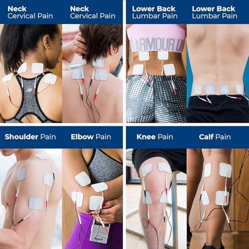 TENS 7000 Official TENS Unit Replacement Pads, 32 Pack, 16-2" X 2", 16-2" X 4" Electrode Pads Compatible with Most TENS Machines Replacement Electrodes Pack - Image 3