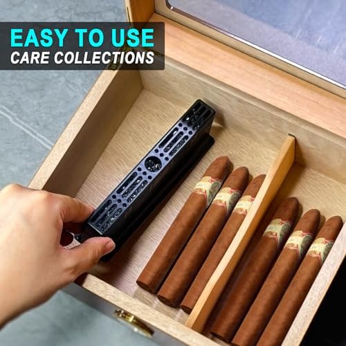 Cigar Humidor Humidifier Set, 3-way Humidification System, Keep 70% RH, Humidity for 1-100 Cigars in Cigar Box, Cigar Humidifider, Cuba Cigar Accessories,Cigar Humidifier Packs - Image 4
