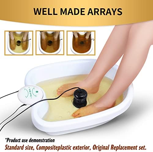 10 Pack Arrays for Ionic Foot Bath Detox Machine Replacement Arrays for Ionic Foot Bath Cleanse Machines System Stainless Steel Round(6.35mm Adapter) - Image 7