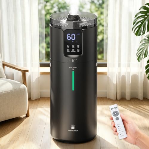 Lacidoll 16L Cool Mist Humidifiers for Large Room Whole House 1500 sq.ft by Bigcapacitybigpeaceofmind