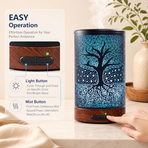 EQUSUPRO Essential Oil Diffuser for Home Fragrance & Aromatherapy 150ml - Image 4