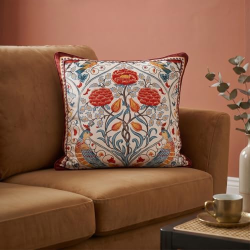 patdrea Designer Vintage Velvet Throw Pillow Cover,22"x22"-Moritz A - Image 2
