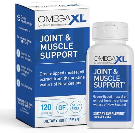 OmegaXL Joint Support Supplement, 120 Count by GreatHealthWorks