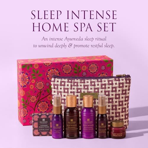 SPA CEYLON Sleep Intense Home Spa Set for Deep Restful Sleep | Ayurveda | Relaxation | Tranquility | Body Gifts Set for Mothers day gifting - Image 3