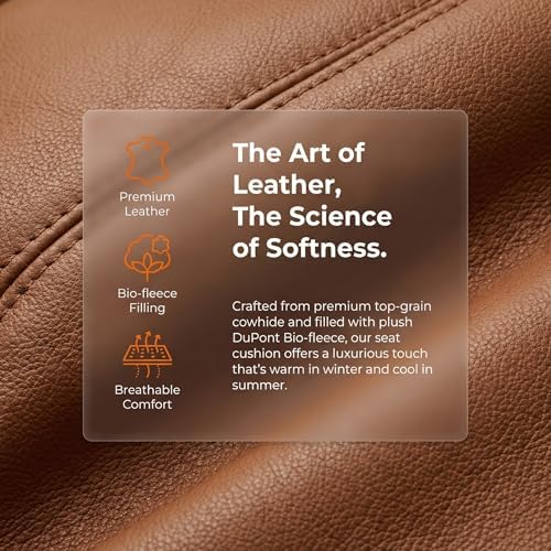 A leather rear seat cushion specially designed for cars - made by hand - can relieve pain in the buttocks, pressure points, and sciatic nerve. | Rear seat cover (Red Flag Brown, Rear Seat Cushion) - Image 3