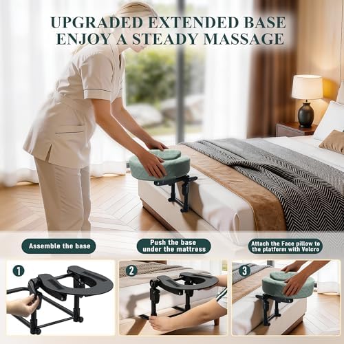 Massage Headrest for Bed, Face Down Massage Pillow & Face Cradle - Image 5