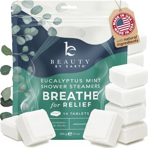 Shower Steamers Aromatherapy - USA Made with Natural Ingredients by BeautybyEarth