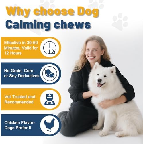 Calming Chews for Dogs, Dog Calming Chews Melatonin Relief Anxiety Bites - Image 7