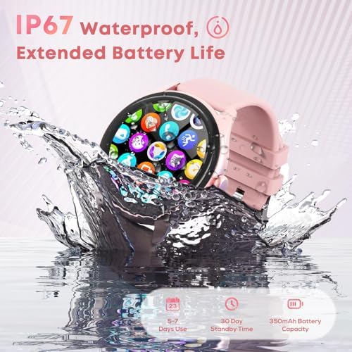 Smart Watch for Women, 1.39" HD Touchscreen Smartwatch with 120 Sports Modes, AI Voice Assistant, Heart Rate/Sleep Monitor, Bluetooth Call & Music Control Fitness Watch for iPhone/Android (Pink) - Image 5