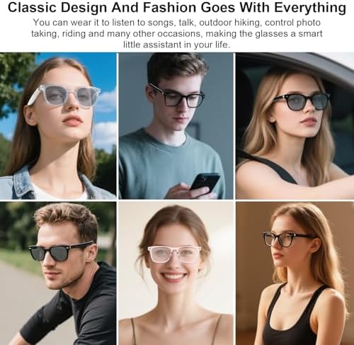 Smart Bluetooth Glasses with Auto On/Off, Photochromic Lenses & Audio-Clear - Image 5