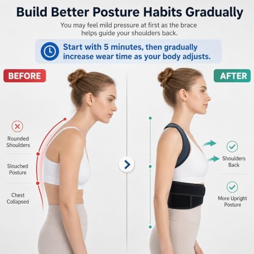Posture Corrector for Women - Upper Back Brace for Hunchback - Image 3
