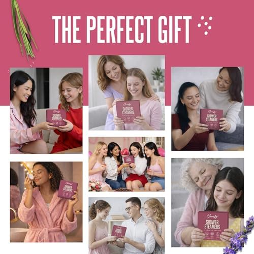 Cleverfy Shower Steamers Aromatherapy Gifts for Teen Girls, 6 Tablets - Image 2