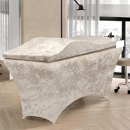 Lash Bed Foam Topper, Massage Table High-Density Foam Mattress Topper, Ergonomic Curved Lash Bed Cushion for Beauty Salon by AIROW