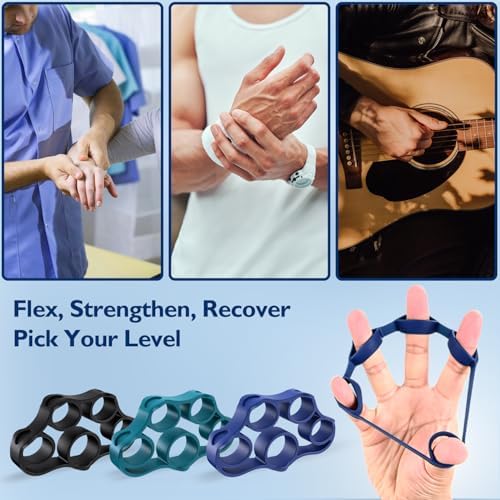 FitBeast Grip Strength Trainer, Finger Exerciser, Forearm Strengthener 9-Piece Kit, Hand Grip Strengthener Targeted Strength, Relief & Recovery - Image 6