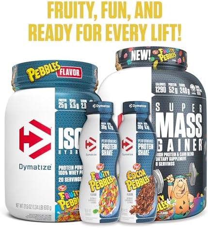 Dymatize ISO100 Protein Powder, 100% Whey Isolate, Fruity Pebbles - Image 5