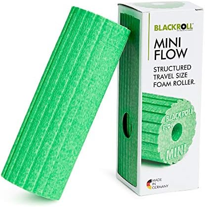 BLACKROLL - Mini Flow Foam Roller, Portable Massage Tool for Feet, Hands, and Arms, Ideal for Travel and Plantar Fasciitis Relief, Great for Exercise, Massage, and Muscle Recovery, 6" x 2" by Blackroll
