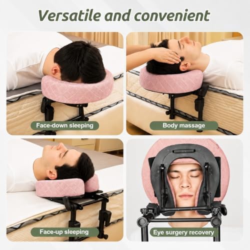 Massage Headrest for Bed, Head Holder & Face Cradle with Face Down Pillow - Image 5