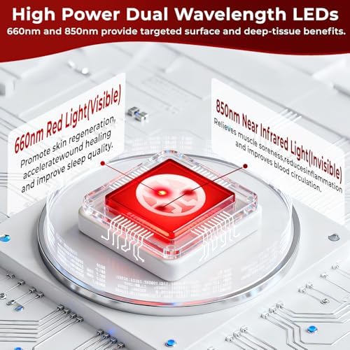Red Light Therapy Mat for Body, Red Lights Pad with 660nm&850nm Infrared Light Therapy Mat, Chirstmas Birthday Festival Gift for Women Men Father Dad Mother Mom Lover Elderly 76.8"x39.4" - Image 3