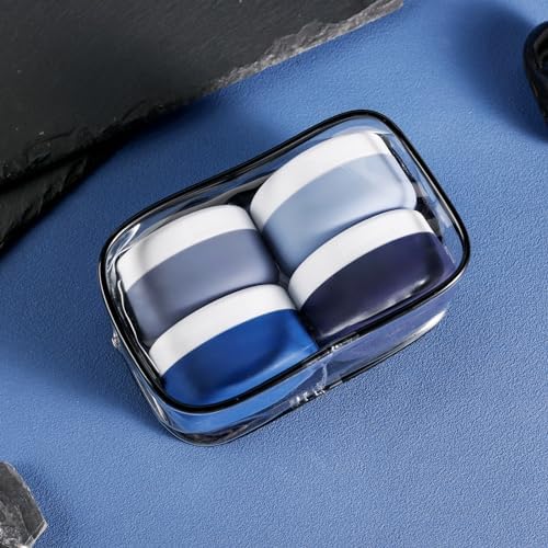 Kuangre Travel Containers for Toiletries, Silicone Cream Jars BPA-Free, Leak-proof 1.35oz Travel Size Containers, Portable Size Silicone Jars with Lid for Cosmetic Face Hand Body Cream (4 Pack) - Image 7