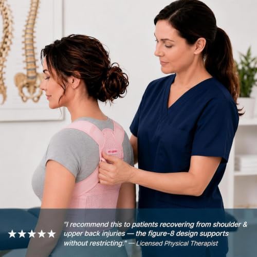 Fit Geno Posture Corrector for Women Lite, Upper Back Brace for Slouching - Image 6