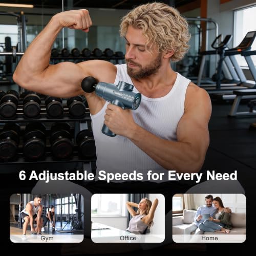 LEERCON Massage Gun Deep Tissue Handheld Muscle Massager for Pain Relief - Image 6