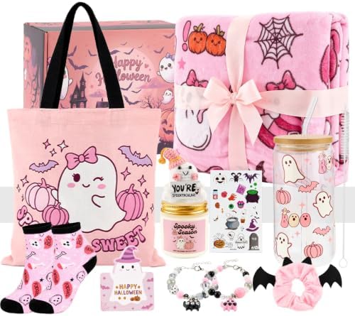 Bafeil Halloween Gifts for Women, 12pcs Boo Basket Stuffers by Bafeil