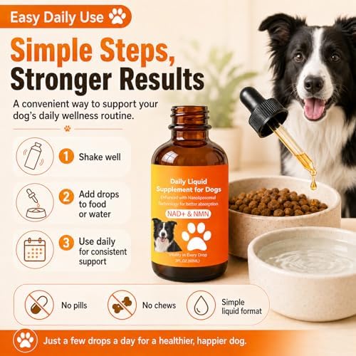 Dog Longevity Supplement with NMN, NAD+, CoQ10 & Resveratrol - Image 7