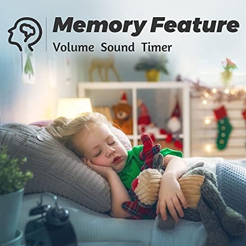 Sleepbox Sleep White Noise Sound Machines with 25 Soothing Sounds 36 Volume Levels 5 Timers Visible Sound Catalog Portable Size Memory Function for Home Office and Travel - Image 5
