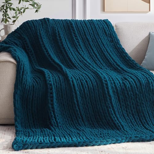 Negwoo Chunky Knit Throw Blanket, Knitted Throw Chenille Yarn, 30"*40" by Unknown