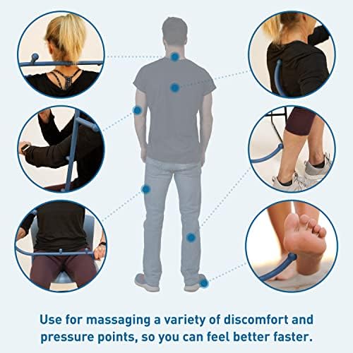 BodyMed Trigger Point Massage Tool – Handheld Massager for Back, Neck, Legs, and Shoulders – Muscle Release and Knot Remover for Discomfort Relief – Lightweight and Portable - Image 2