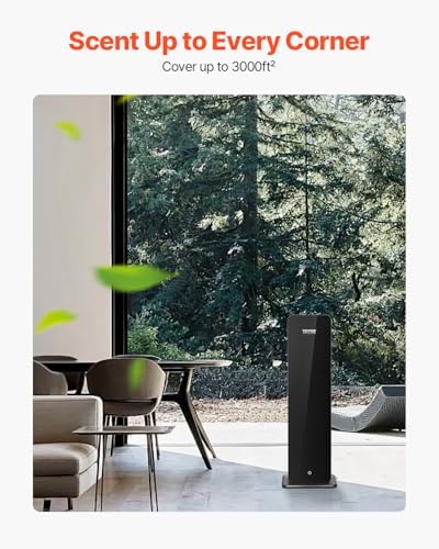 VEVOR 950ml Scent Air Machine, 2500sq.ft Waterless Essential Oil Diffuser with Bluetooth Smart Connection, Floor Standing Cold Scent Air Diffuser Machine for Large Room Hotel Office Home - Image 3