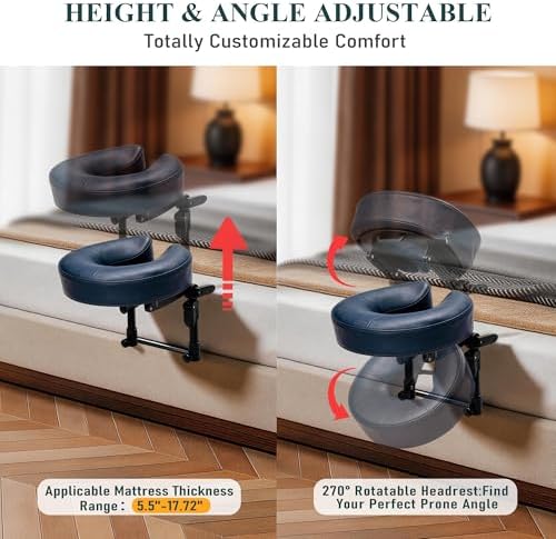 Massage Headrest for Bed, Face Down Massage Pillow & Face Cradle - Image 3
