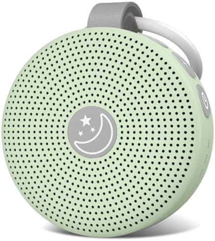 Portable Sound Machine Mini White Noise Machine Baby Shushing Brown Noise Machine with 30 Soothing Sounds for Kids Adults Dogs Auto-Off Timer 32 Volume Levels Sleep Machine for Home Office Privacy by BodyHush