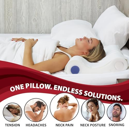 Adjustable Cervical Pillow for Neck Pain Relief, Side & Back Sleepers - Image 2