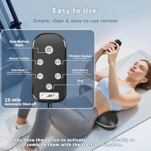 Zenopax Electric Lower Back Massager for Pain Relief with Dynamic Airbag Traction, 3-Level Heat, Vibration - Quick Relaxation, Easy to Use, Home/Office Use - Image 6