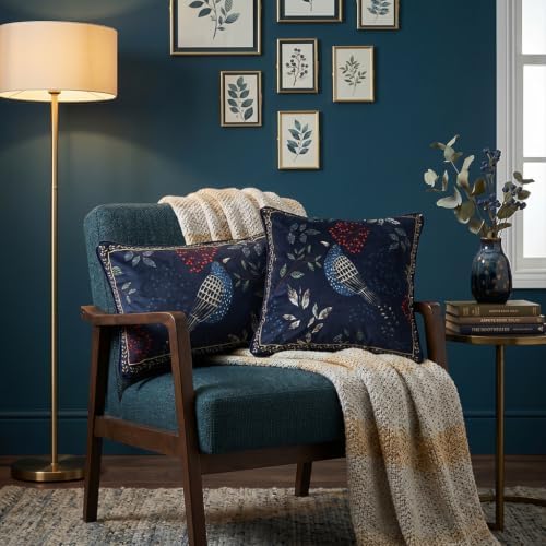 patdrea Designer French Velvet Throw Pillow Cover,12"x28"-Doodle A - Image 3