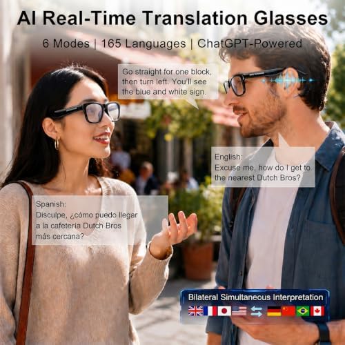 OHO AI Smart Glasses, Photochromic Z87+ Audio Open‑Ear Bluetooth Sunglasses - Image 2