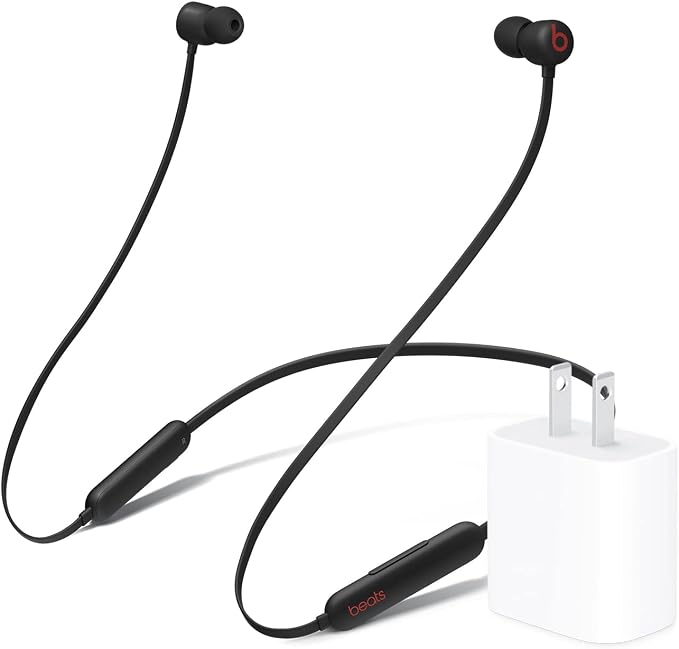 Beats Flex with Apple 20W USB-C Power Adapter - Black by Beats