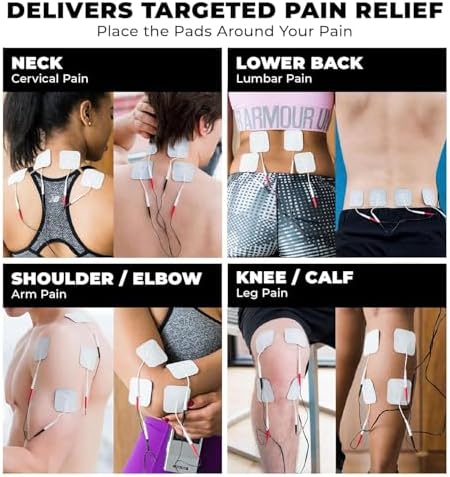 TENS 7000 Digital TENS Unit with Accessories - Muscle Stimulator Machine for Back Pain Relief, Sciatica, Neck, Nerve, Shoulder, Hip, Elbow, Muscle Pain Relief - Image 4