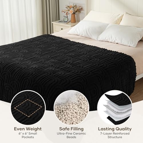 Cottonblue Weighted Blanket for Adults King Size 15lbs 80"x87" Soft Sherpa - Image 4