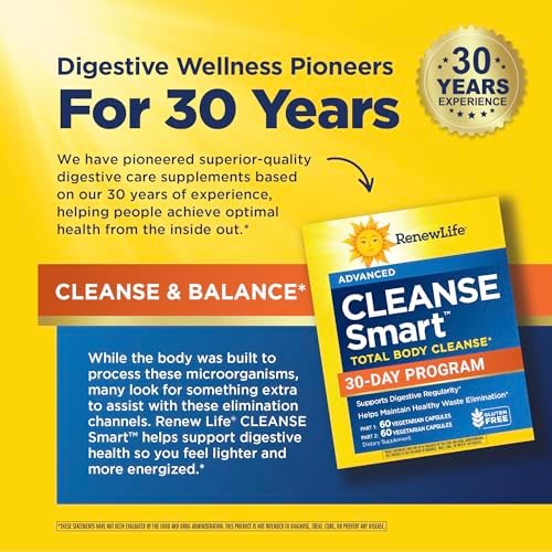 Renew Life Cleanse Smart 30-Day Program | Advanced Total Body Cleanse - Image 6
